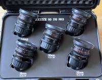 set of 5 x Zeiss Mk2 superspeeds for sale for 16mm format