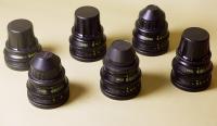 Set of 6 Cooke Panchro lenses rehoused by Cineovision.