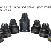 Set of 7 x TLS rehoused Cooke Panchro lenses