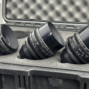 Set of 7x P+S Cooke Panchro rehoused lenses for sale