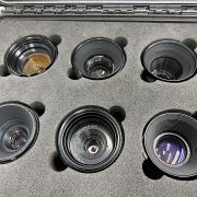 Set of 7x P+S Cooke Panchro rehoused lenses for sale
